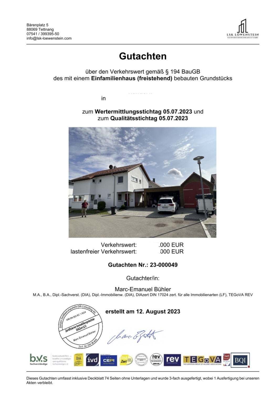 Mustergutachten
